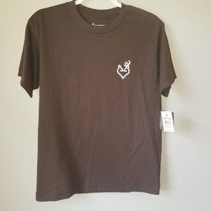 💎3/$20 SALE💎Brown Browning Tshirt with Heart